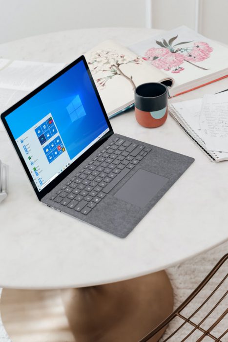 Using the Microsoft Surface Laptop for Editing