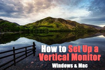 How to Set Up a Vertical Monitor