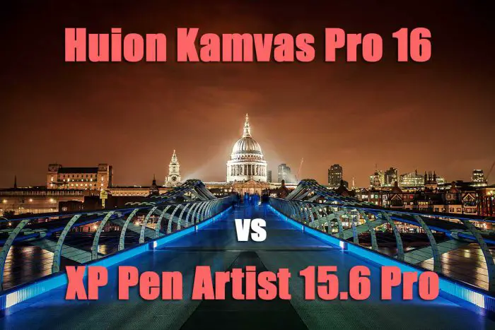 huion kamvas pro 16 vs xp pen artist 15.6 pro