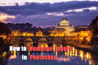 How to Unmerge Layers in Photoshop