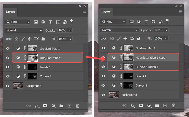 shortcut to duplicate layer in photoshop