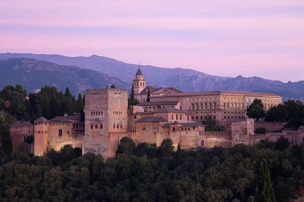Original RAW image of Granada