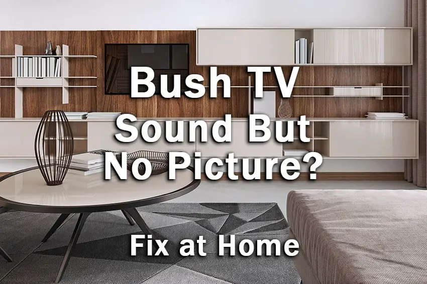 bush tv sound but no picture