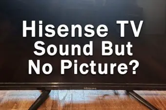 Hisense TV Black Screen With Sound (2-Min Troubleshooting)