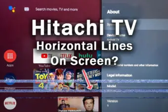 Hitachi TV Horizontal Lines on Screen: EVERY Fix