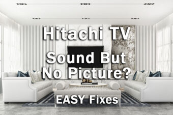 Hitachi TV Sound But No Picture? (EASY Fix)