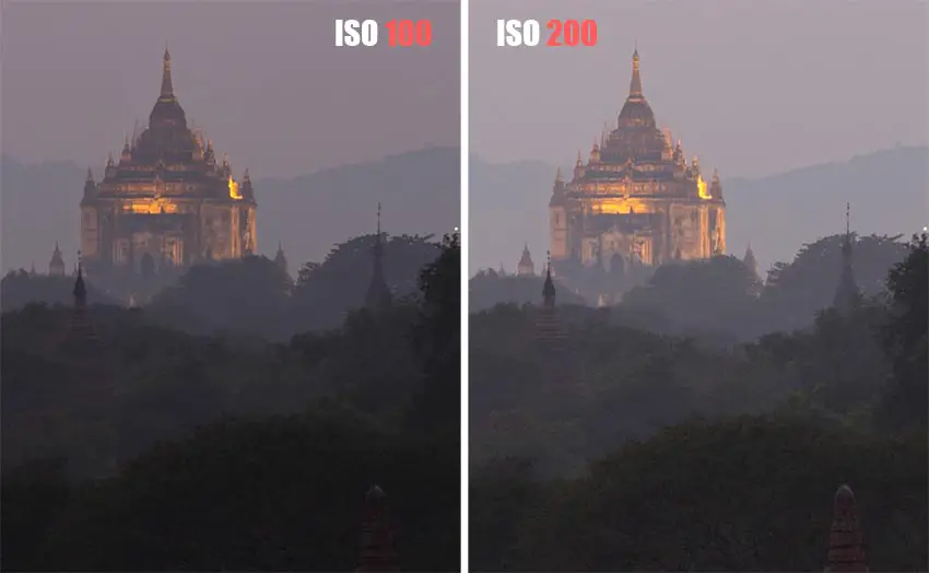 ISO 100 and ISO 200 Comparison