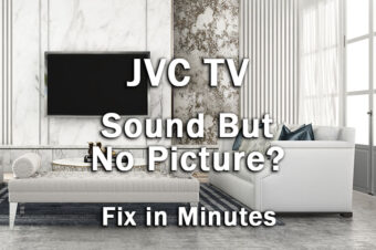JVC TV Sound But No Picture? QUICK Fixes
