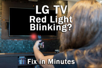 LG TV Red Light Blinking: Try This FIRST…