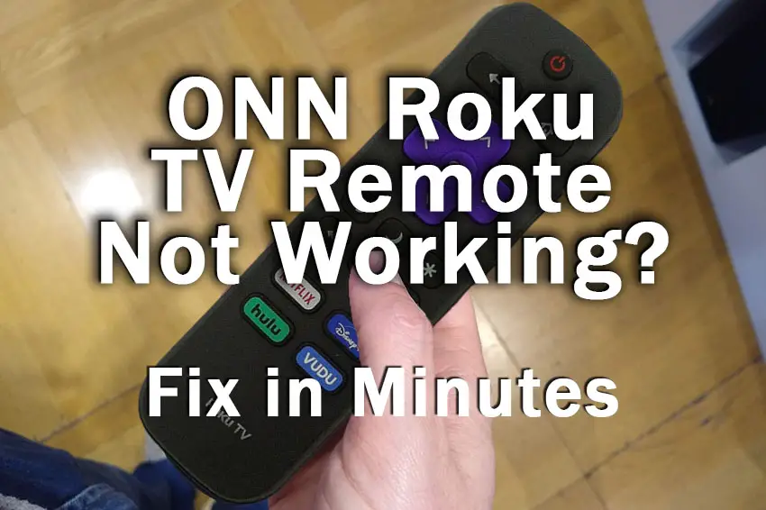 onn roku tv remote not working