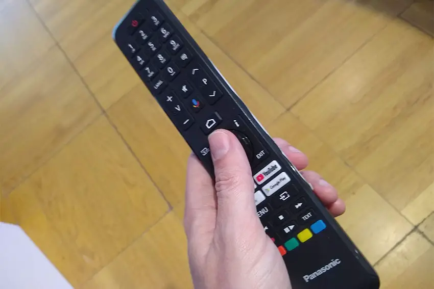 panasonic tv test remote