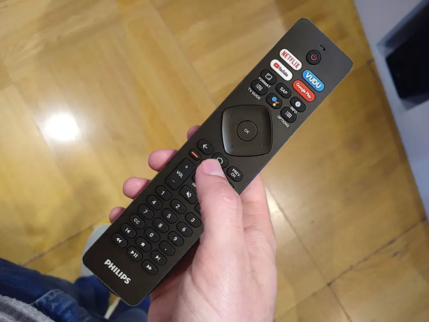 philips android tv remote not working