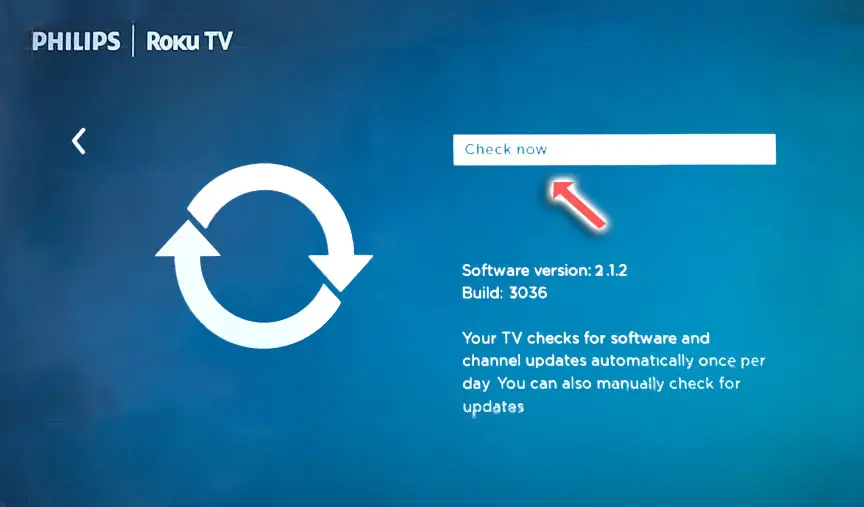 philips roku tv update software