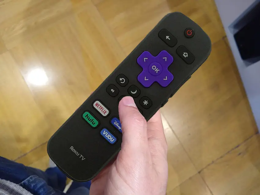 onn roku tv remote example