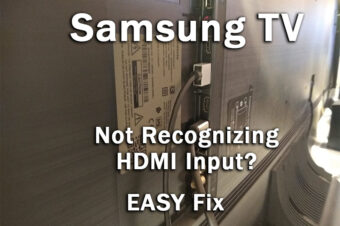 SAMSUNG TV Not Recognizing HDMI Input: EASY Fix in Minutes