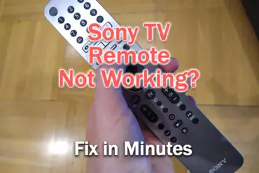 Sony TV Remote Not Working? Fix in Minutes