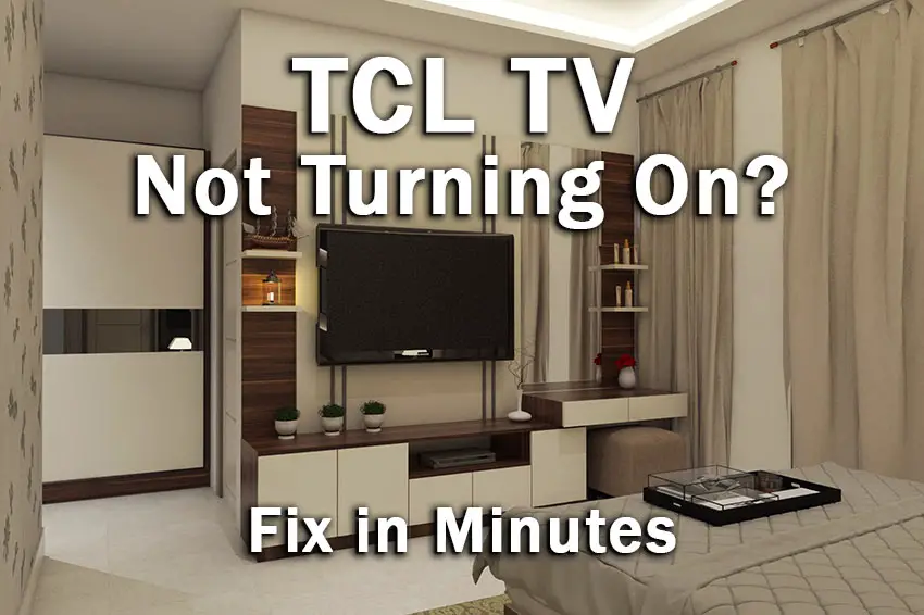 tcl tv not turning on