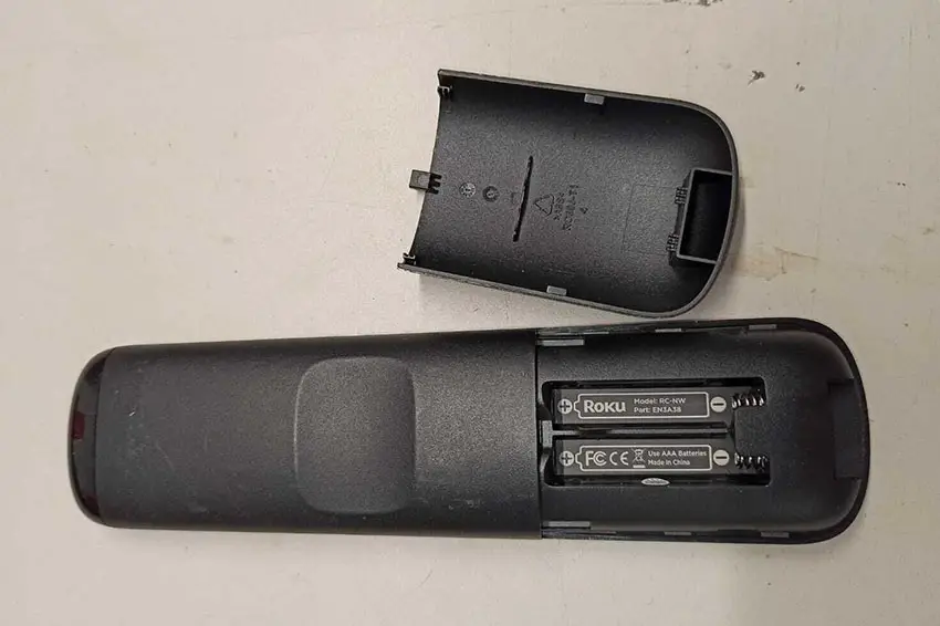 tv remote replace batteries