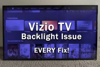 Vizio TV Backlight Issue: EVERY Fix!