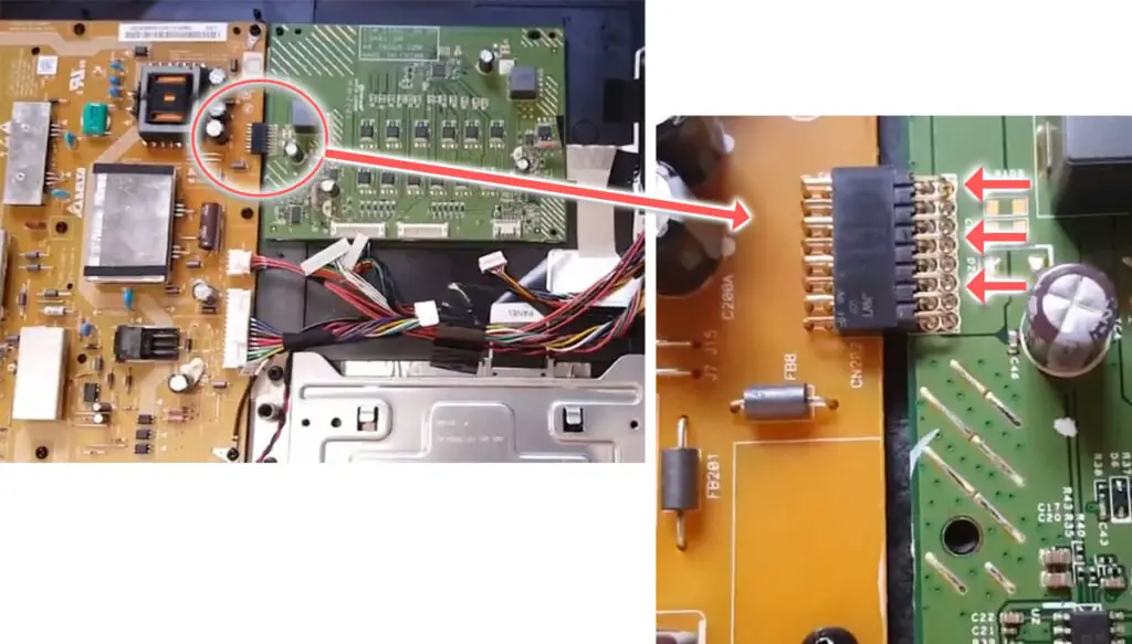 vizio tv led driver board can fail at it's connection to the power board and should be resoldered