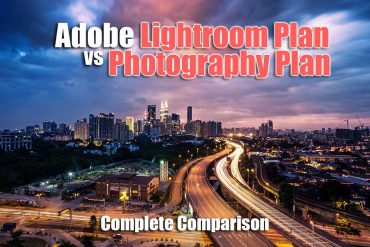 Lightroom Plan vs Photography Plan