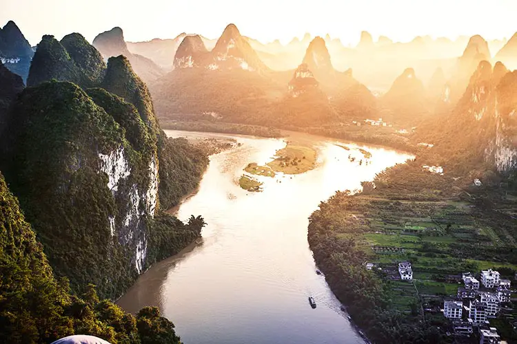 practice image for photoshop - li river II - after