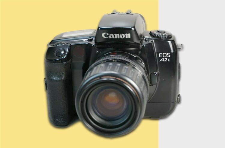 canon a2e film camera