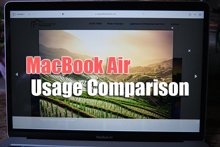macbook air usage comparison