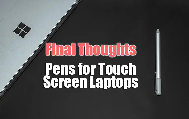 pens for touchscreen laptops