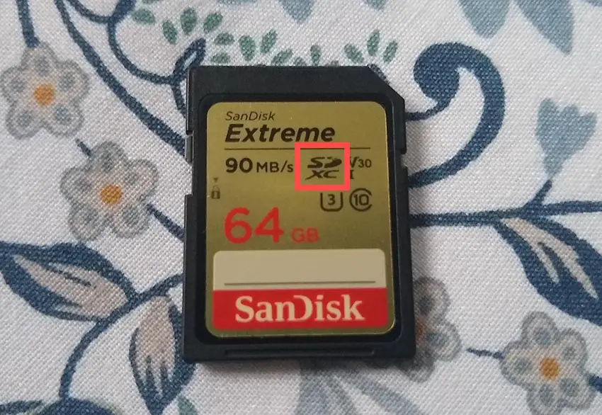 Sandisk Extreme SDXC Logo
