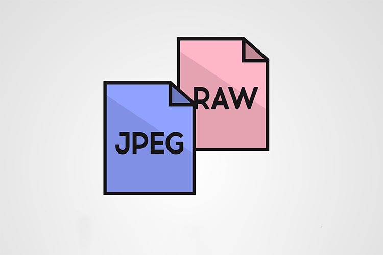 raw and jpeg in file size