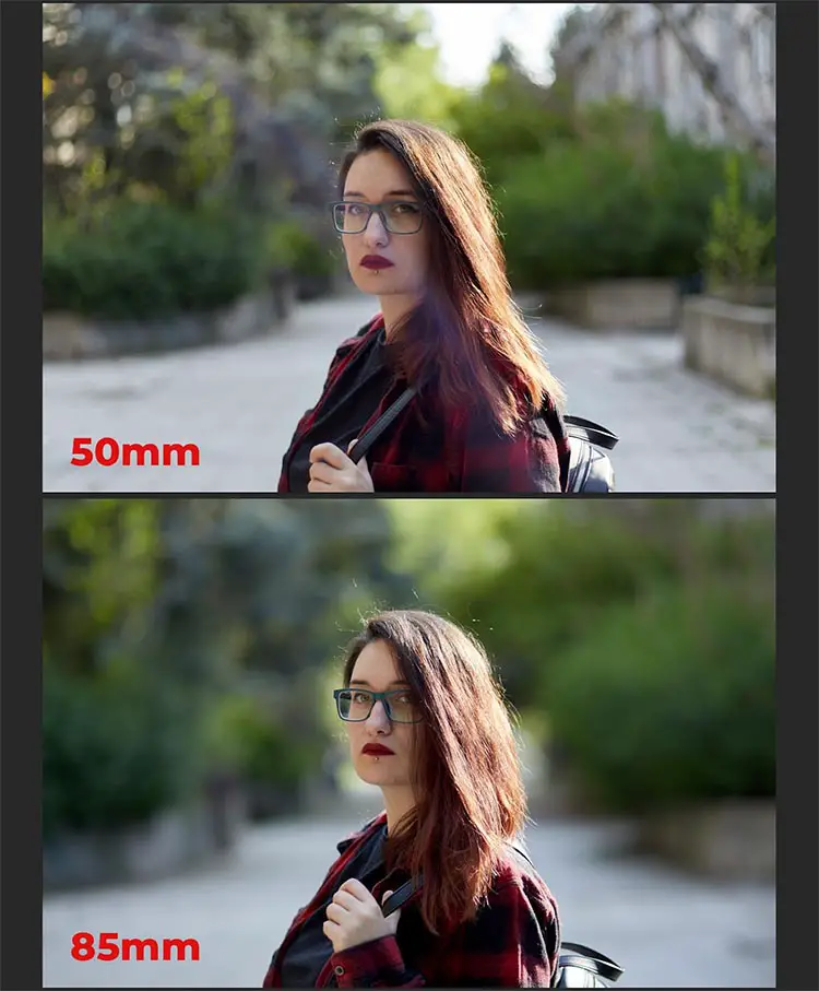 50mm vs 85mm for portraits