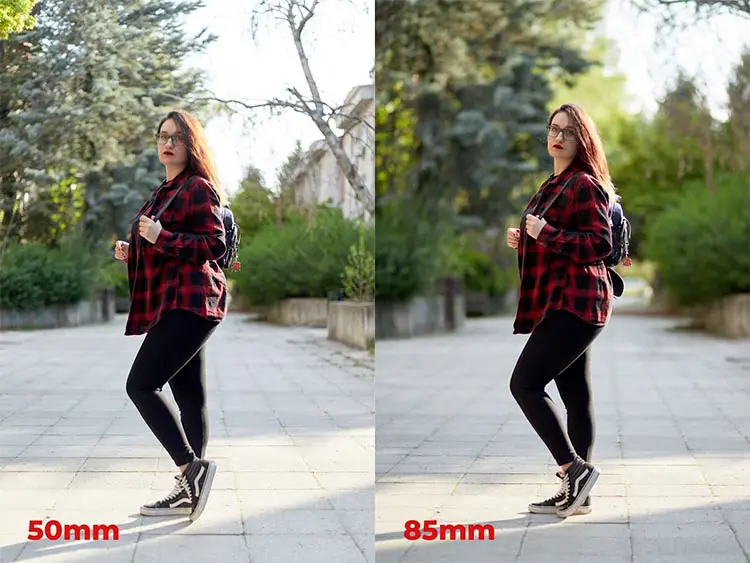 85mm vs 50mm for potraits