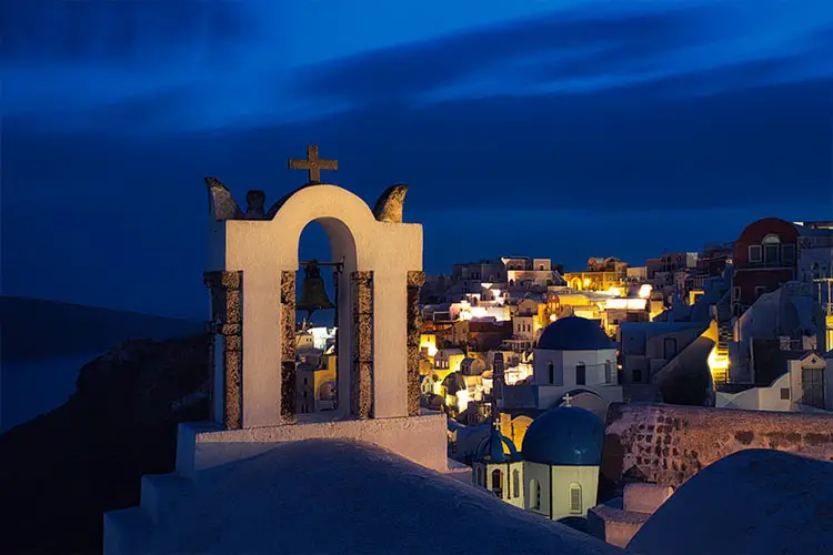Santorini Blue Hour luminar neo preset after