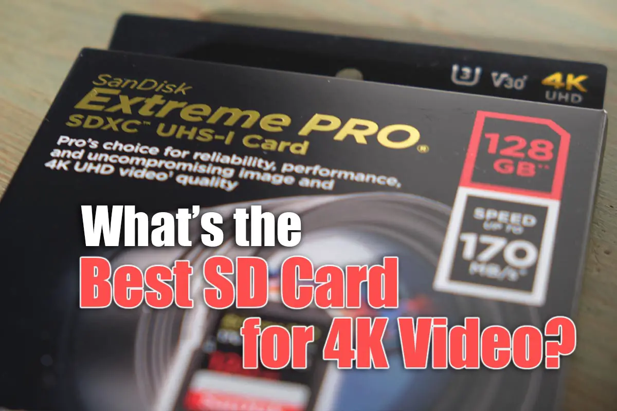 bench Expressly important What's the Best SD Card for 4K Video? - Lapse of the Shutter