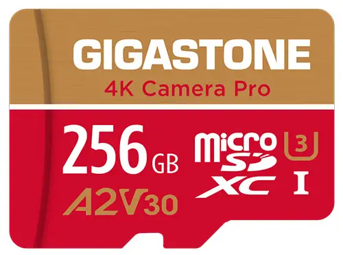 gigastone 4k camera pro micro sd card