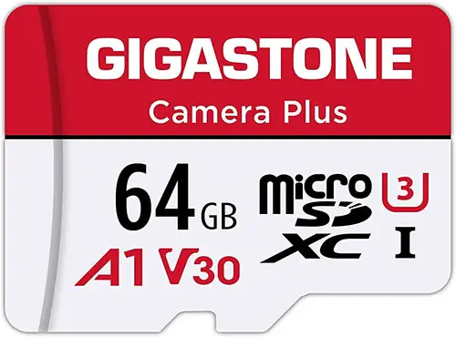 gigastone camera plus micro sd card