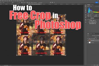 How to Free Crop in Photoshop?