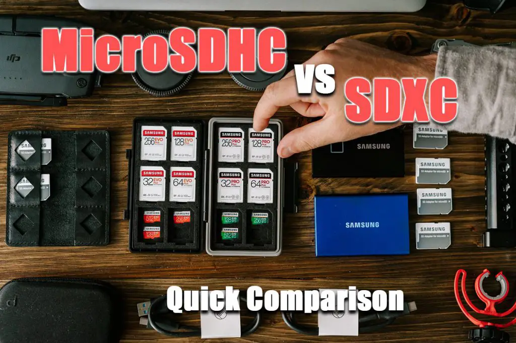 micro sdhc vs sdxc
