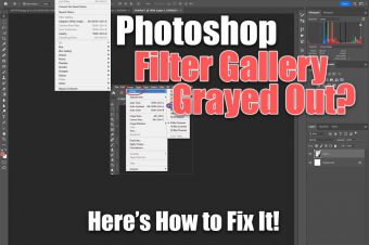 Photoshop Filter Gallery Grayed Out? [SOLVED]
