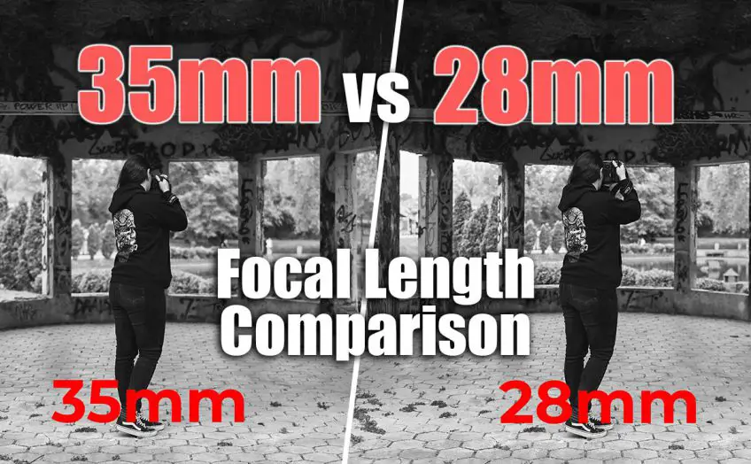 35mm vs 28mm Focal Length Comparison
