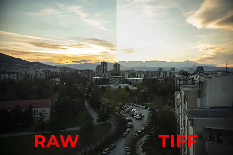 raw vs tiff