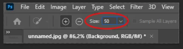 subtract from selection photoshop