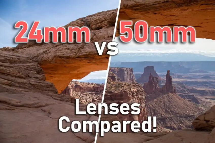 24mm vs 50mm Lens FULL Comparison