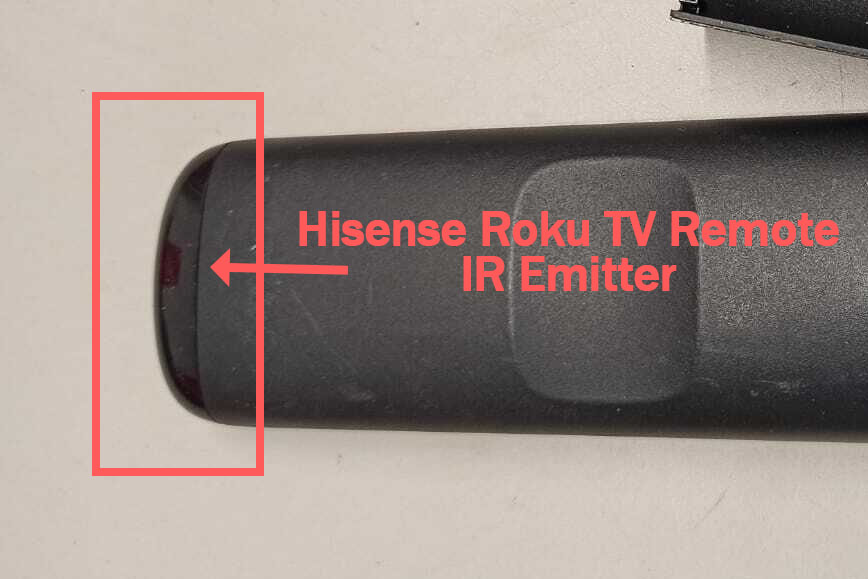 hisense roku tv ir remote control