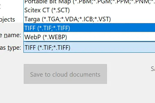 tiff file type