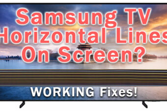 Samsung TV Horizontal Lines On Screen? (WORKING Fix)