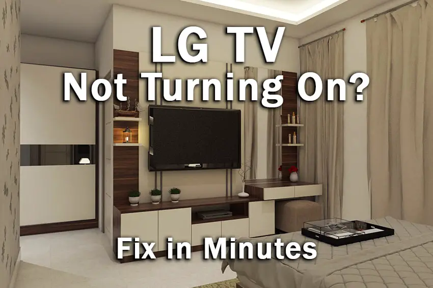 lg tv not turning on