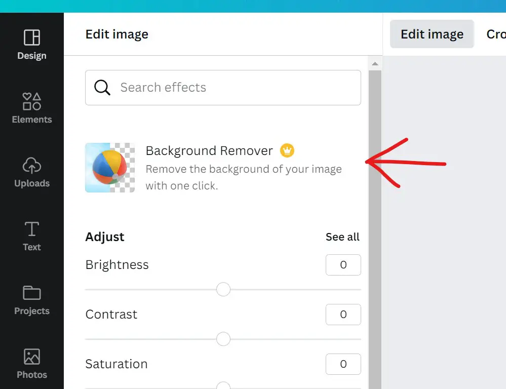 canva background remover