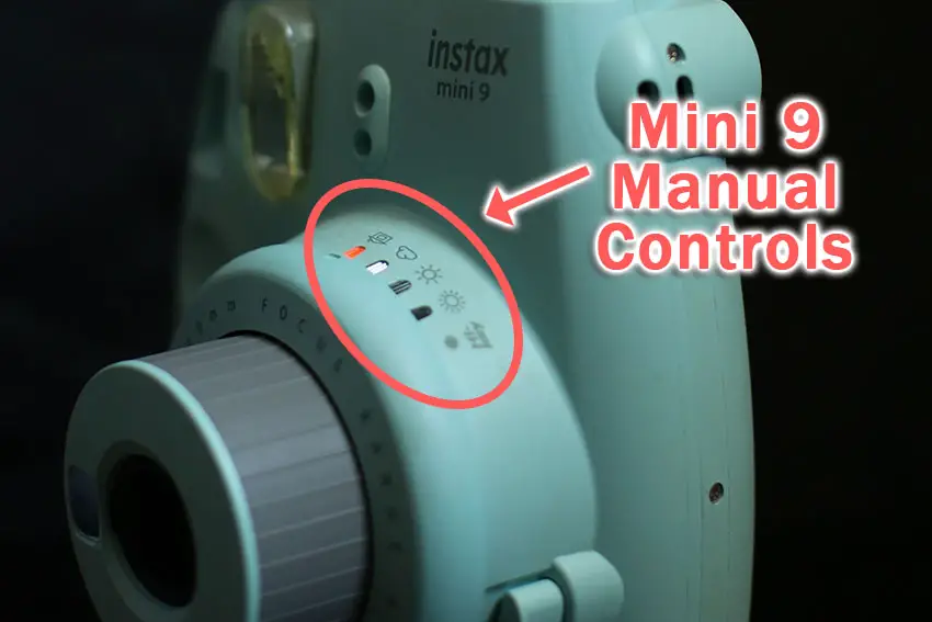 instax mini 9 manual controls
